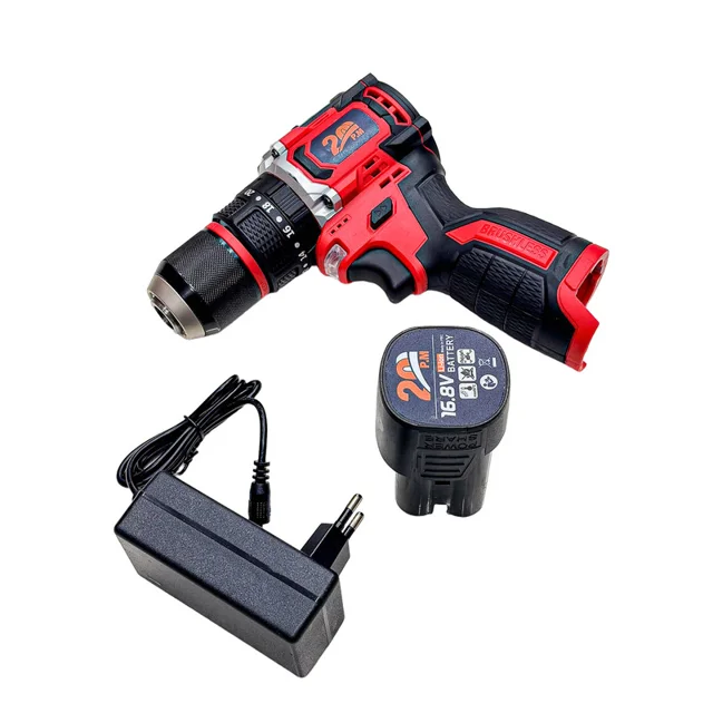 دریل پیچ گوشتی شارژی براشلس 16.8 ولت بیست مدل DCE-16-G 101564363