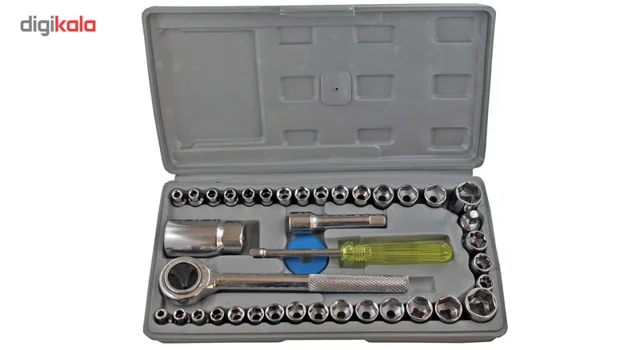 مجموعه 40 عددی آچار بکس و دسته آچار آیوا مدل G 680 102664659
